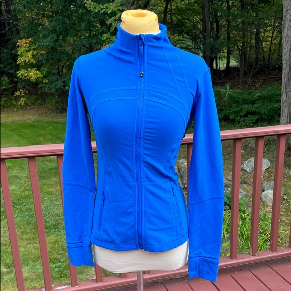 Lululemon SZ 6, define jacket nulu, cerulean blue . - Picture 1 of 12